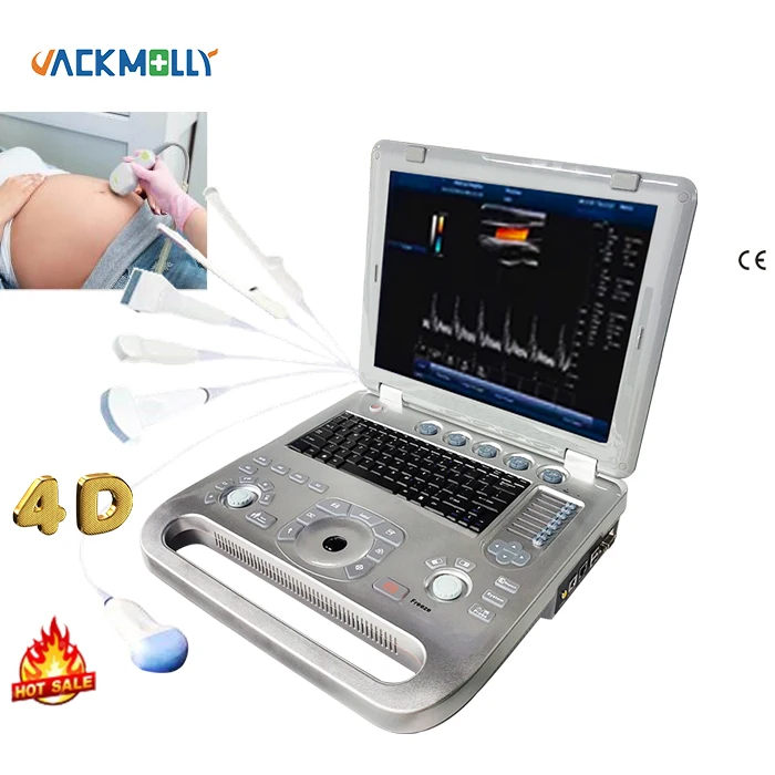 laptop JM-906B hospital Specialised cardiac diagnostics color doppler ultrasound for human