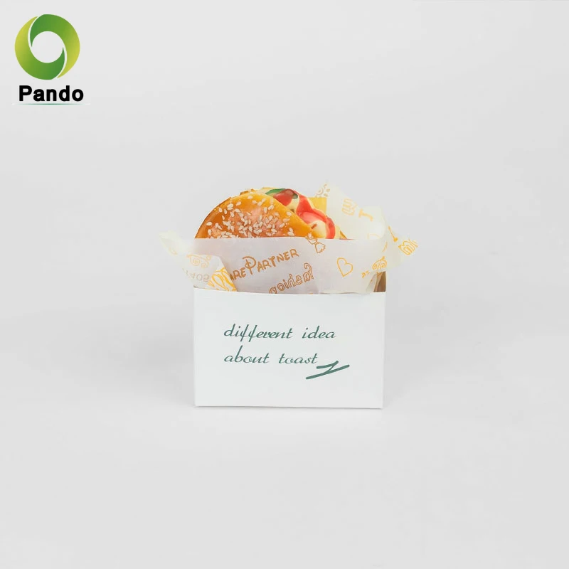 Custom Logo Wholesale Paper Packaging Egg Drop To Go Fast Food Takeaway Sandwich Box Disposable