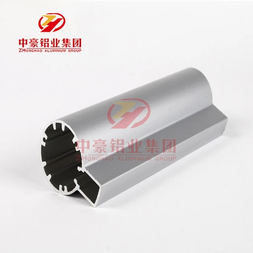 Экструзионный алюминиевый профиль для ворот анодированный серебристый