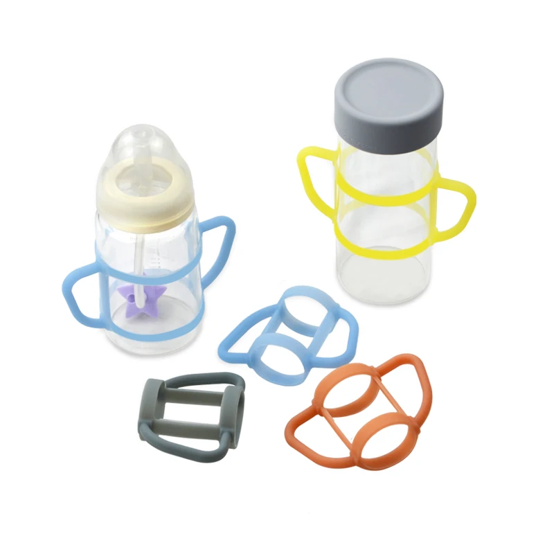 Wholesale Custom Baby Feeding Bottle Handle Free Hand Baby Bottle Holder