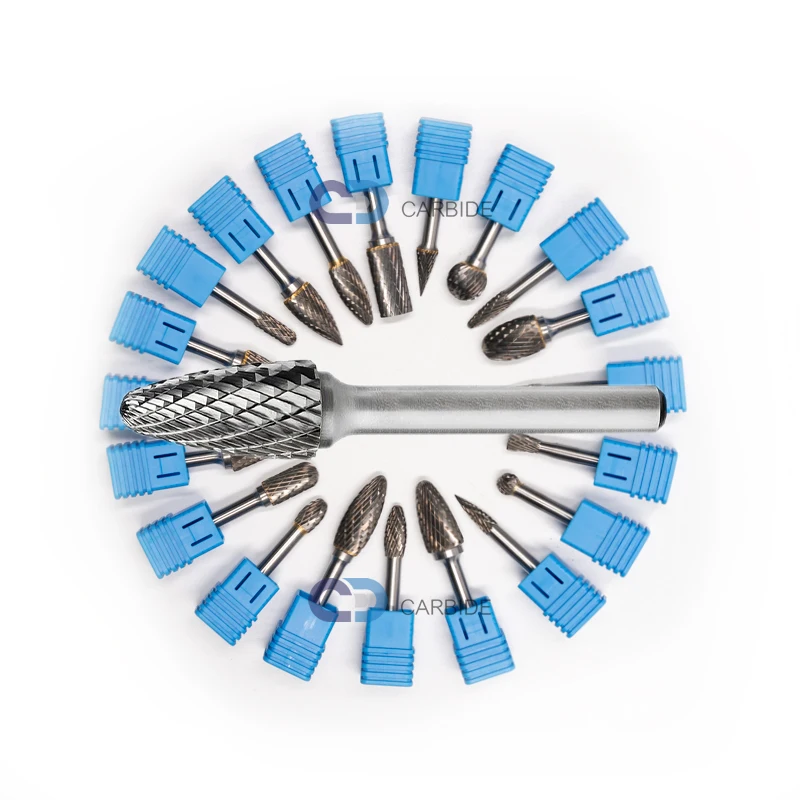 Factory Wholesaler 6mm 8mm 10mm SA SB SC SD SE SF SH Tungsten Carbide Rotary Burr Tool Tungsten Carbide Burr Rotary File