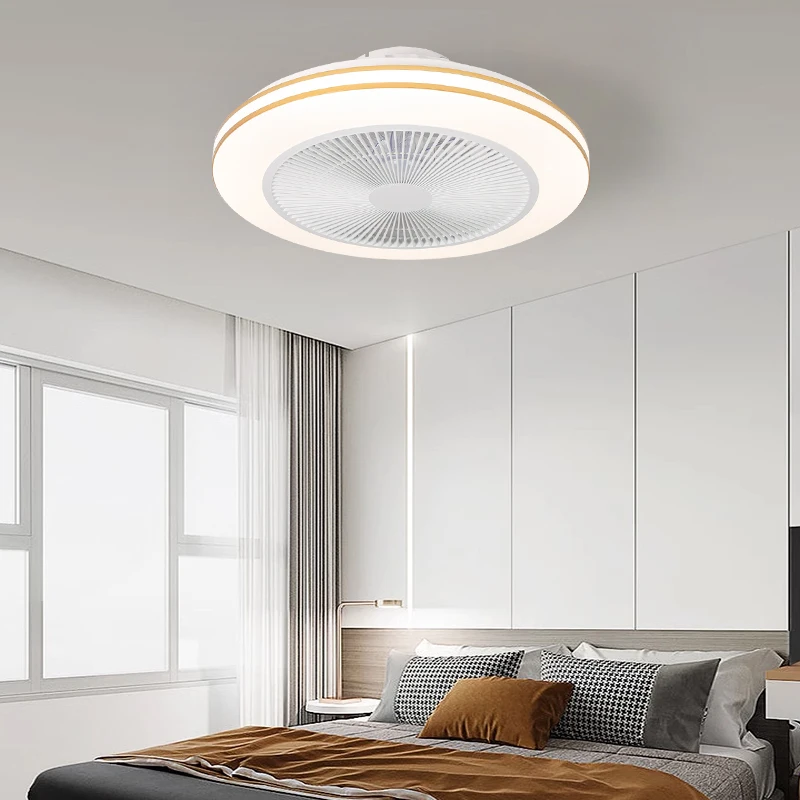 Modern DC Smart Bldc Tuya Wifi LED Smart Ceiling Fan with Light Energy Saving & Noiseless for Bedroom App Remote Control Switch