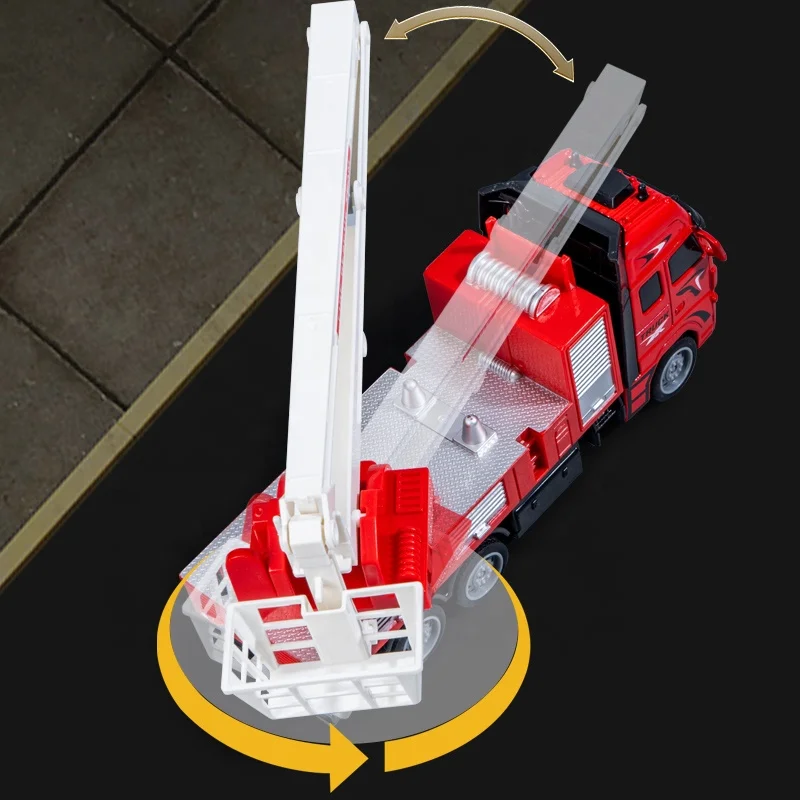 Die-cast Truck Simulation Metal Alloy Rescue Toy Car Diecast Vehicle Series fire truck metal car toys for boys