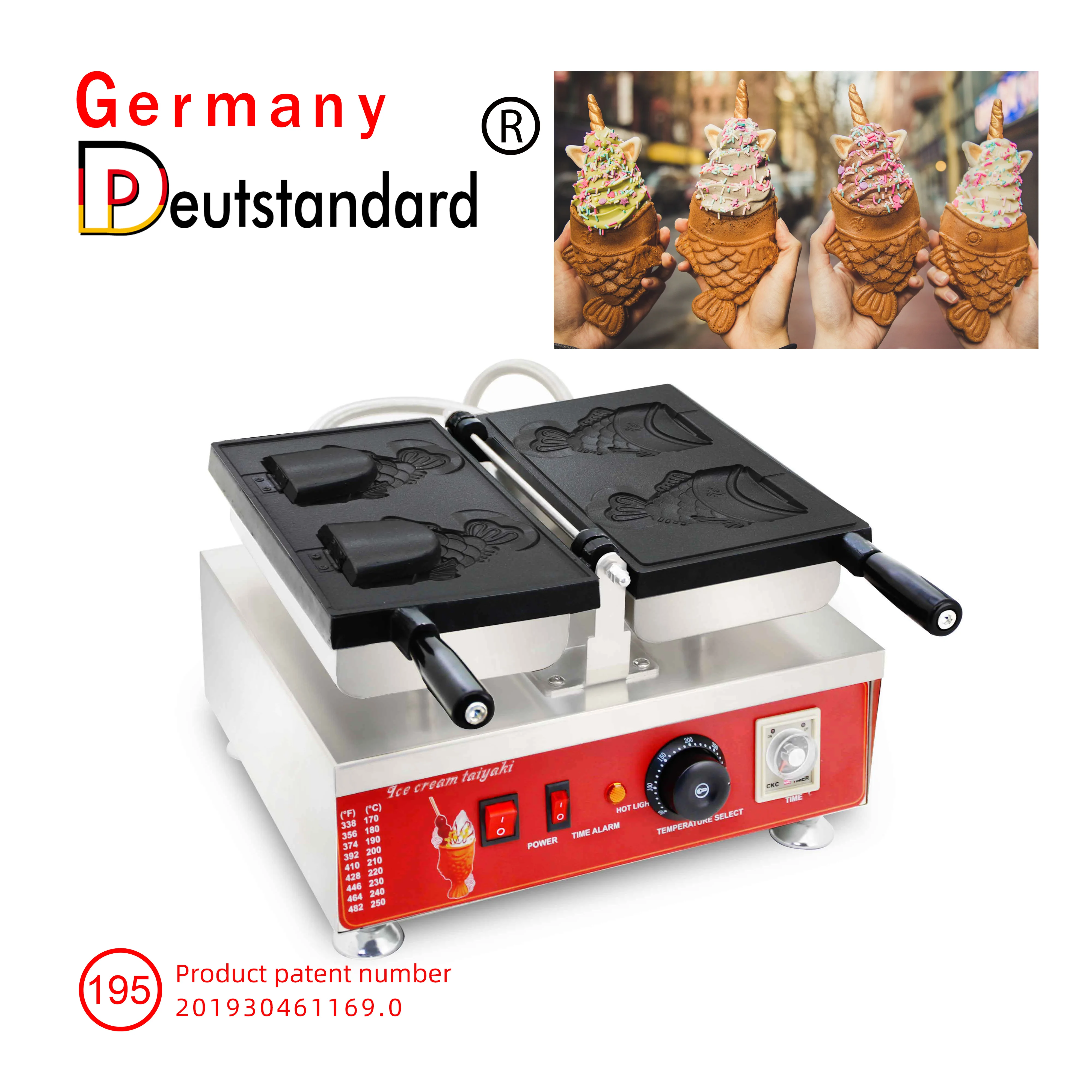 Ice Cream cone maker Taiyaki Machine Commercial taiyaki waffle machine Waffle Maker