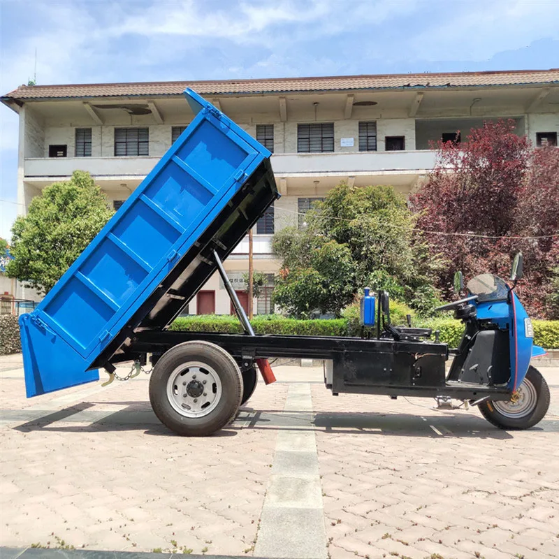 Factory Direct Diesel Row Half 3.6M Dump Large Capacity Truck Three Wheel Cargo Tricycle motorcycle