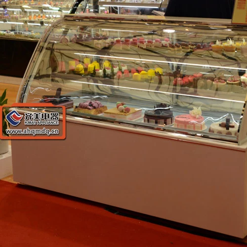 13HE-B refrigerating showcase for displaying cakes open door in the front