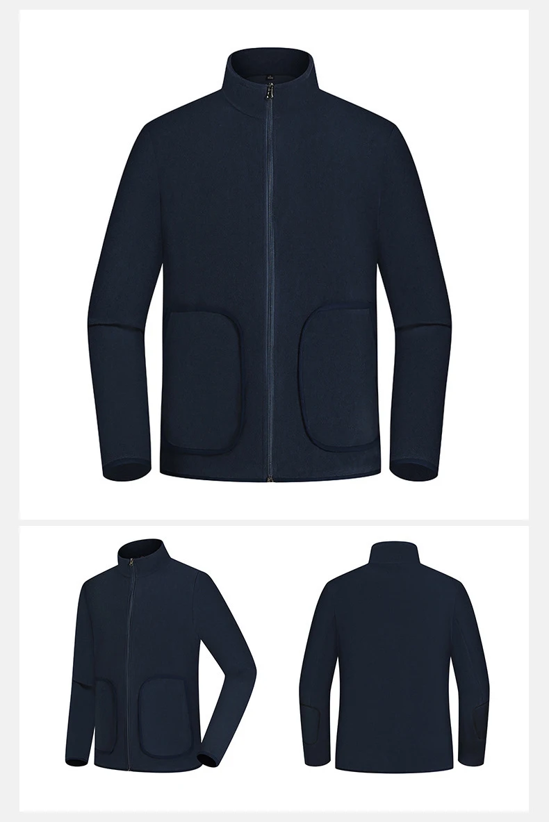 Outdoor polar fleece fashion fleece jacket Custom Thick warm sweater spring  hooded jacket for women and men  2023