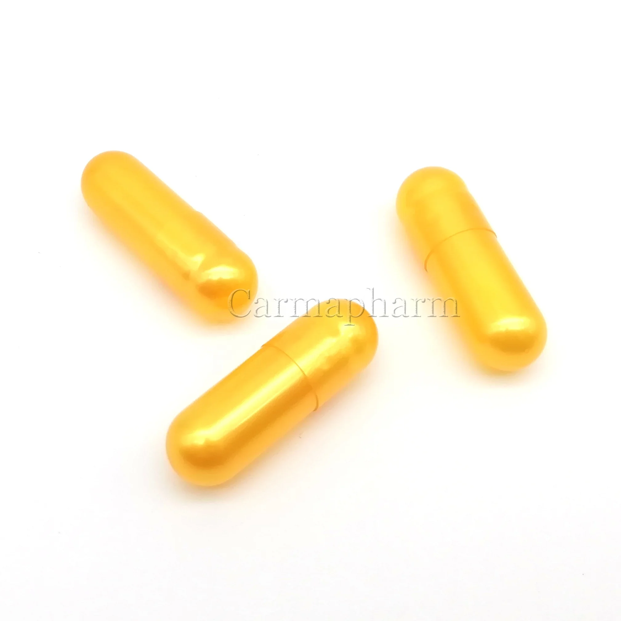 Colorful Silver Gold Empty Gelatin Metallic Capsules