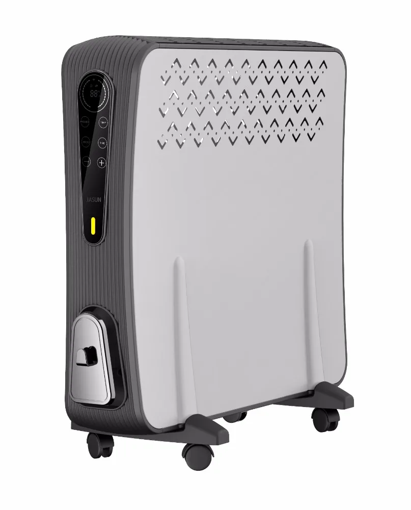 New design aluminum radiator oil free radiator floor LCD display remote control heating radiator convector heater