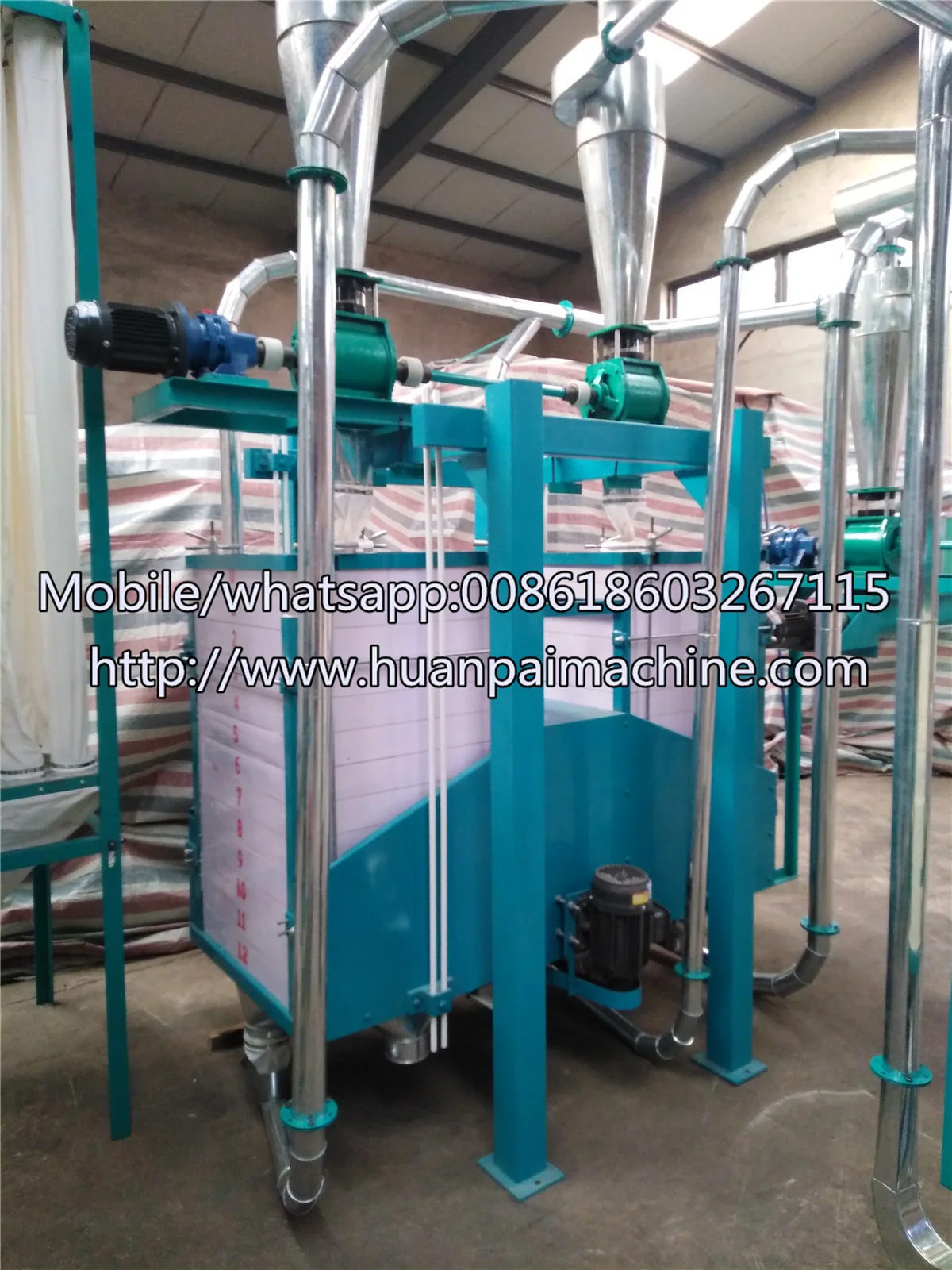 Reliable quality corn flour powder processing line maize flour making machine made in China