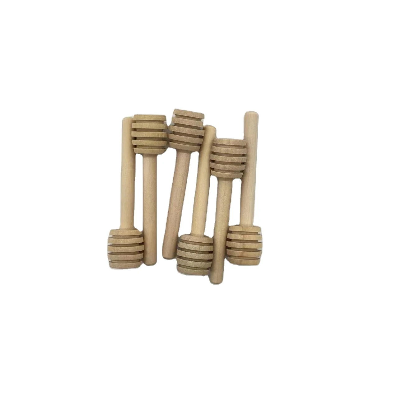 Wedding Party Favor Custom Logo 3 Inch Mini Wooden Honey Dipper Stick For Honey Jar Dispense Drizzle