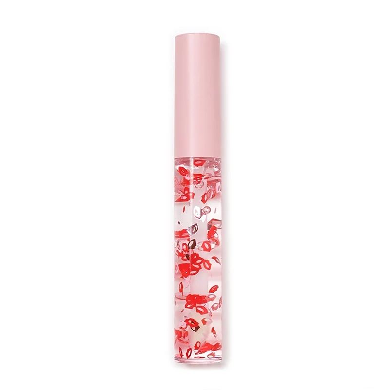 Base Lipgloss Oil Pink Tubes Glitter Rose Gold Clear Flavored High Quality Plumper Natural Coconut Lip Gloss
