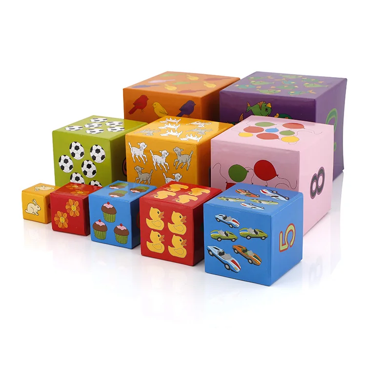 Personalized Handmade educational toy stacking block