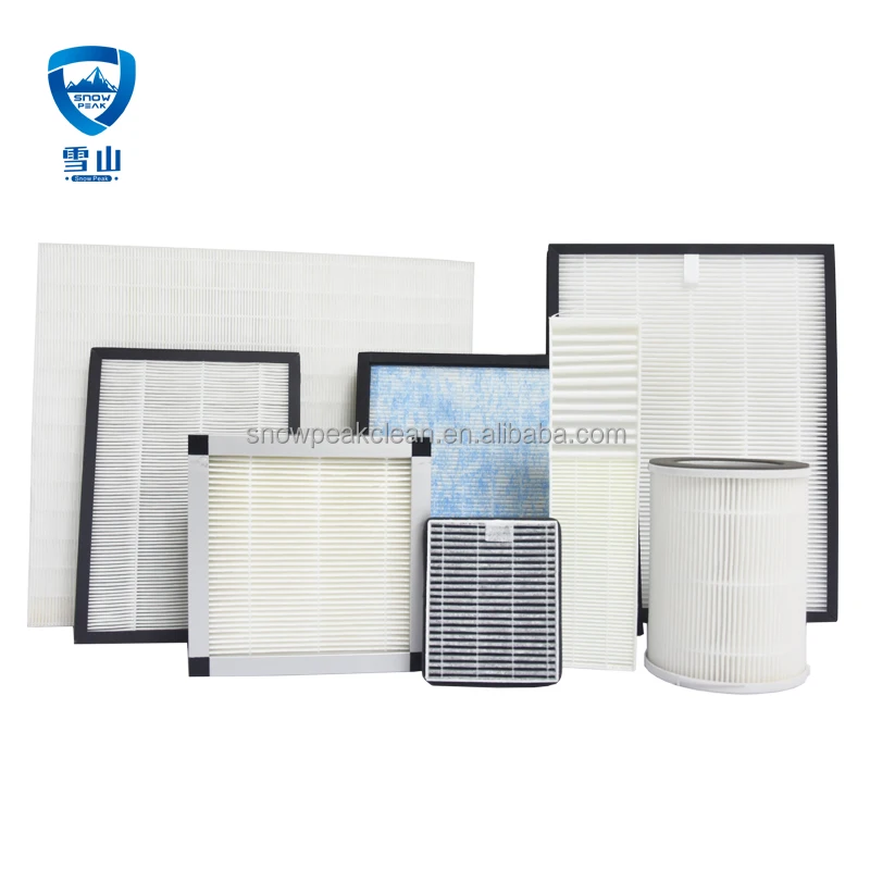 High Efficiency 0.3 Micron Filter Paper Universal HEPA Panel Filter for Air Purifier Filters