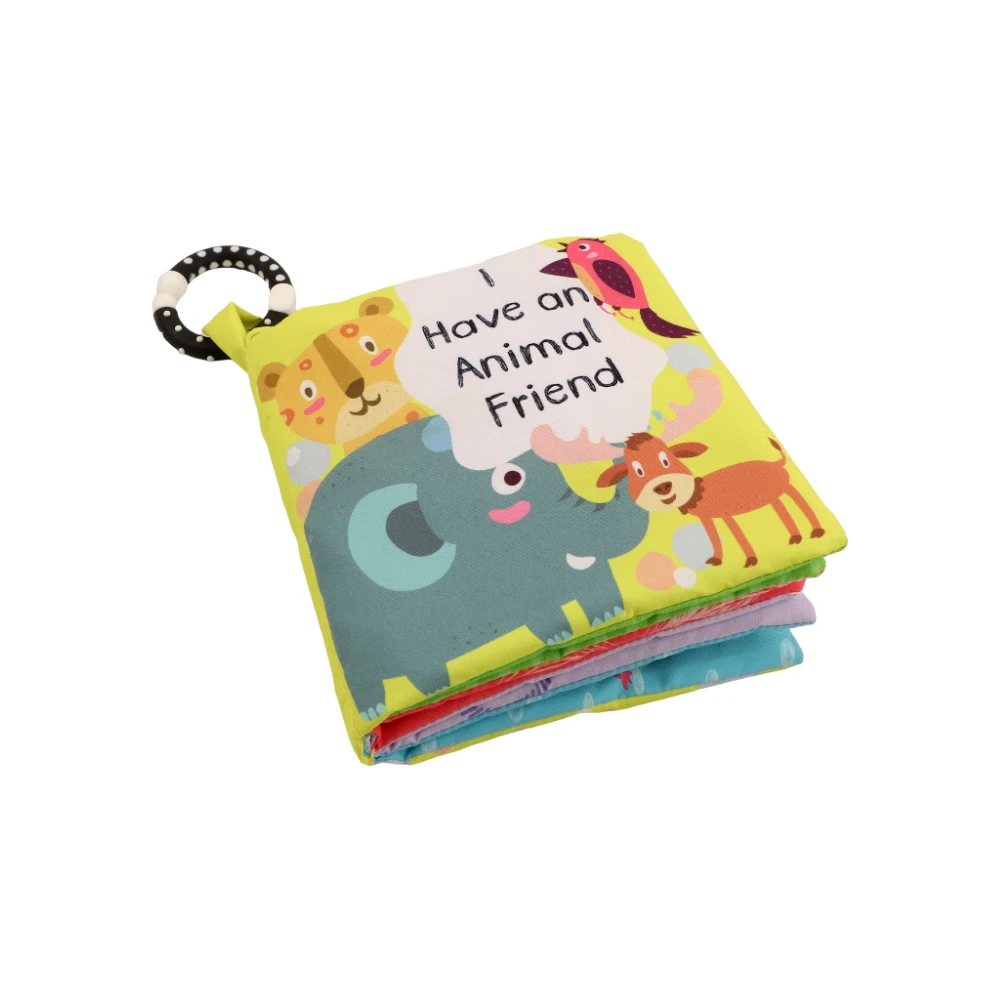 Professional Factory Unisex Sound Softcover Baby Children Toy 3d Cloth Book