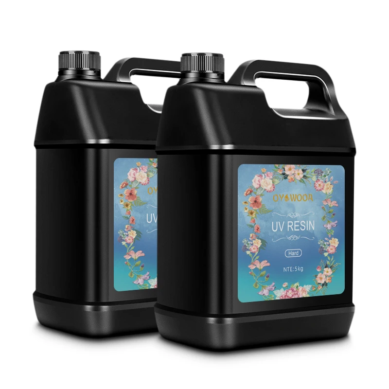 UV Resin Crystal Clear Hard Type Glue 200g Epoxy Resin Tool Kit UV Ultraviolet Solar Cure Sunlight Activated Resin for Casting