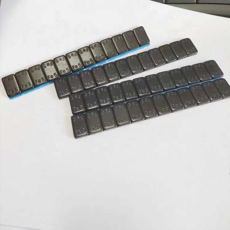 black coating balancing tires stick on adhesive wheel weight