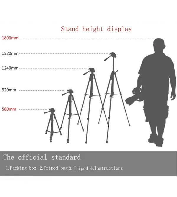 new WT 3730 stand tripod camera display telescope tripod Photography Weifeng 3730 Camera phone VCR DV telescope Tripod Stand