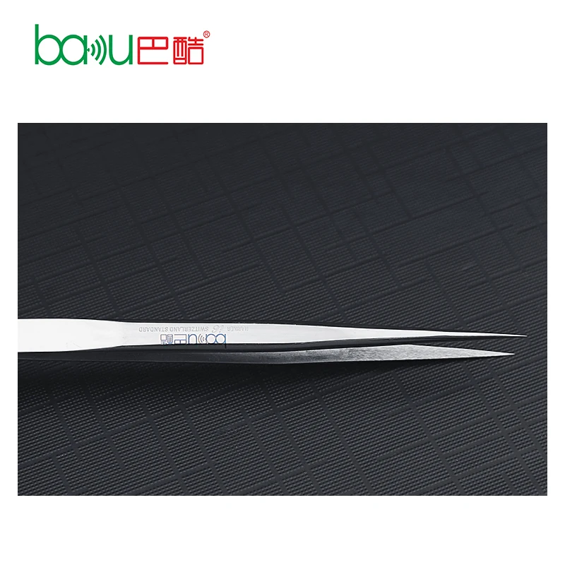 
Wholesale high quality 304 stainless steel polishing electrostatic tweezers hand tool circuit board BAKU ba-i6 