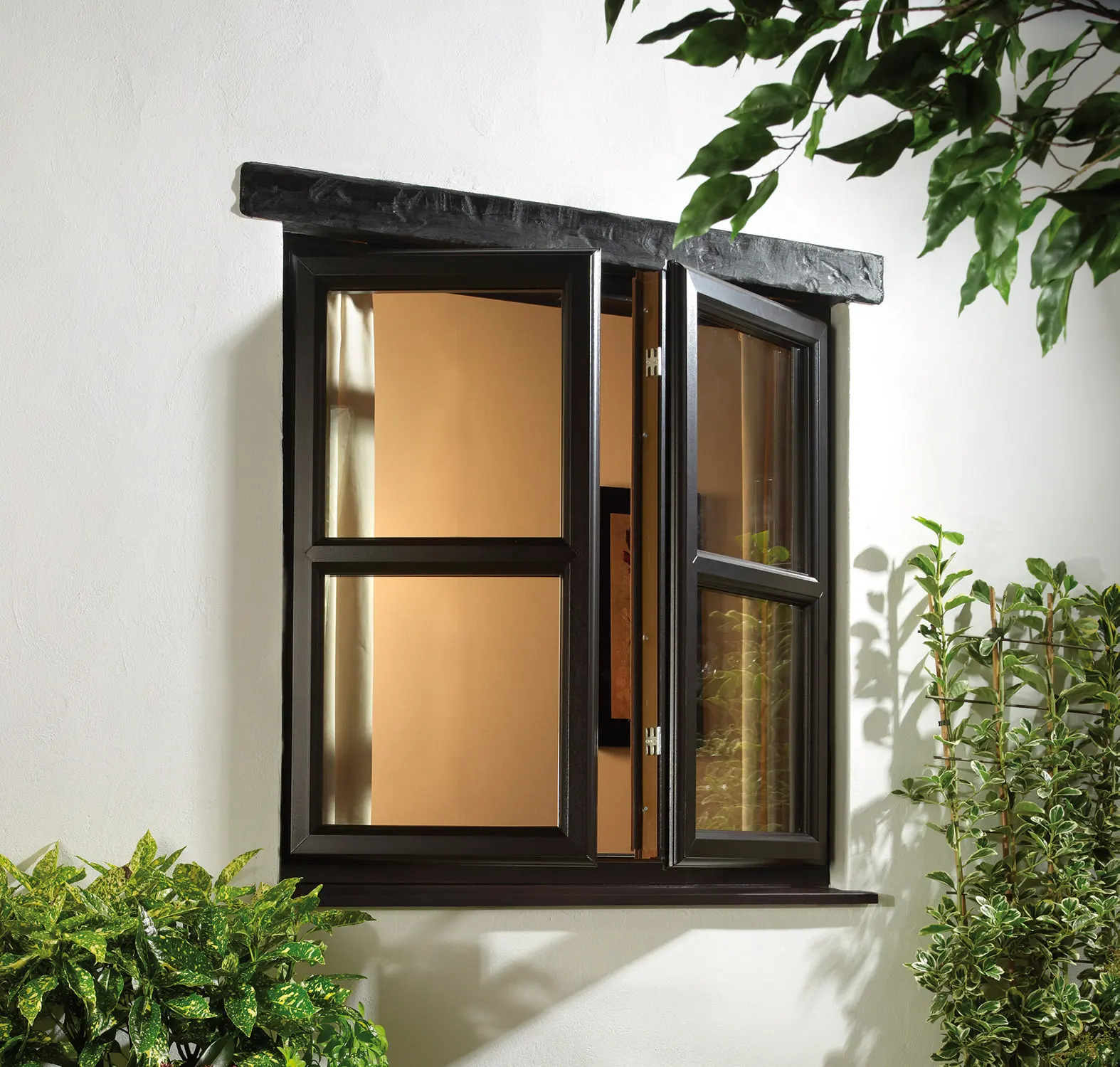 Hot-sale inward and outward  opening  soundproof  aluminum  double glazed frame casement window