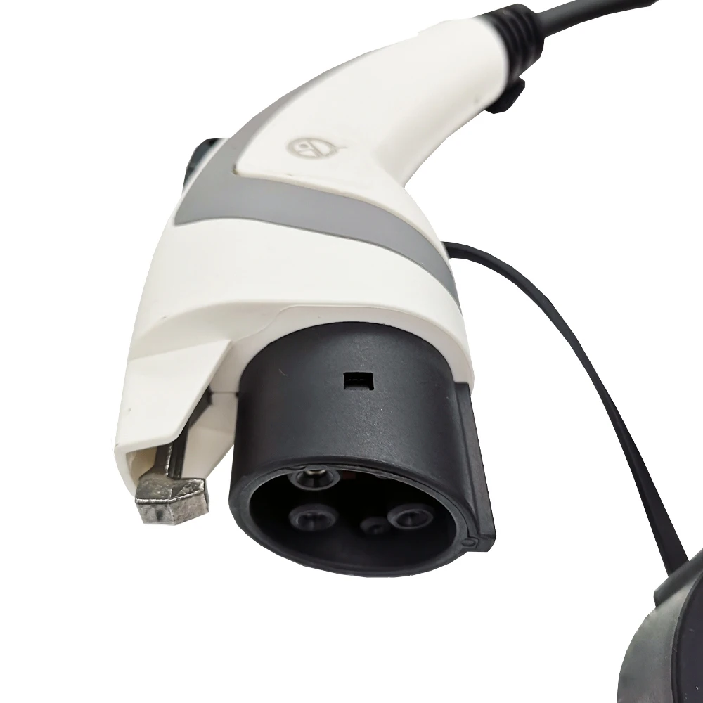 Dual Cable Retractor EV Charging Cable Type 1 To Type 2 Electric Vehicle Charger EV Car Home