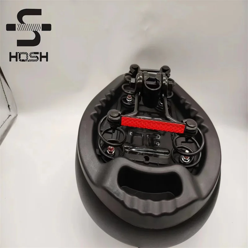 HOSH  Wholesale E-bike Saddle Comfortable Wide Cushion Cycling Seat  bicycle accessories with 4 Absorbing Shock Springs