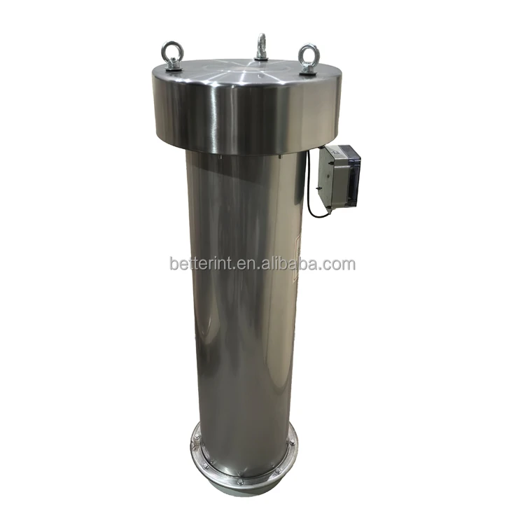 small Cement Weigh Hopper Venting Filter HTP10002V with 1m2 filter surface SUS304 body