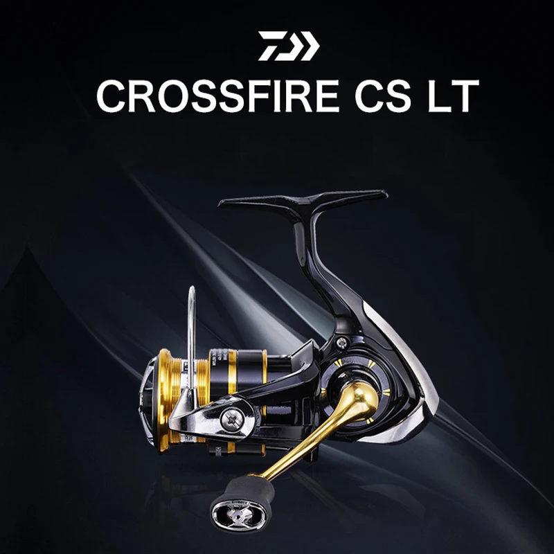 23 New DAIWA CROSSFIRE CS LT 4000-6000 3+1BB Fishing Reel Gear Ratio 5.2/5.3/5.7/6.2 Metal Spool Daiwa Spinning Fishing Reels