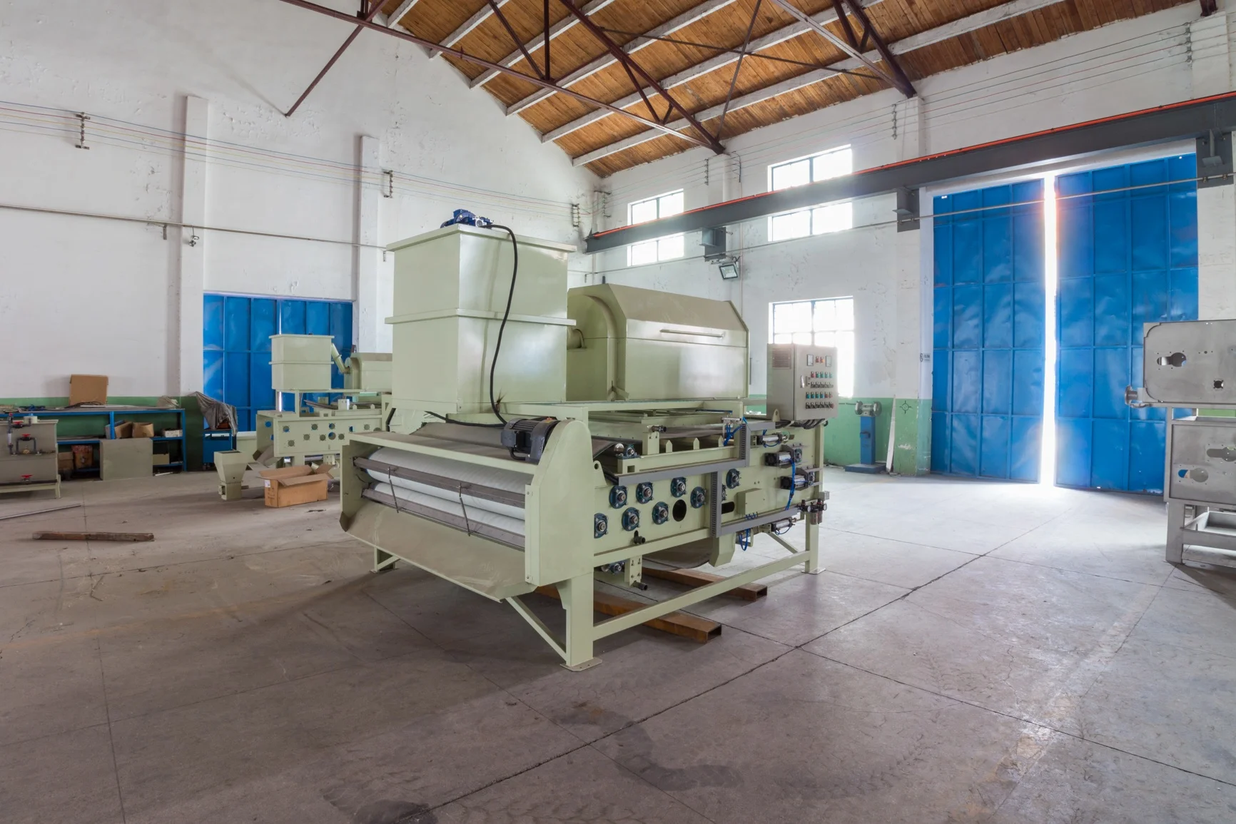 Clean Belt drum thickener and dehydrator (stainless steel, carbon steel)