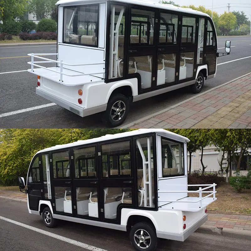 48V/5KW AC motor or 72V 11 passenger electric shuttle bus