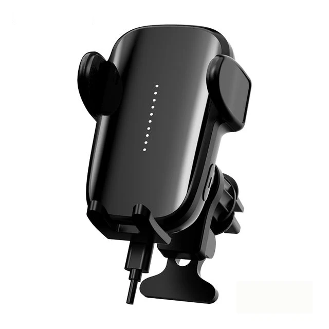 15W Car Five Generation Smart Automatic Induction Mount Automatic Air Vent Holder Mobile Phone Navigation Wireless Car Charger