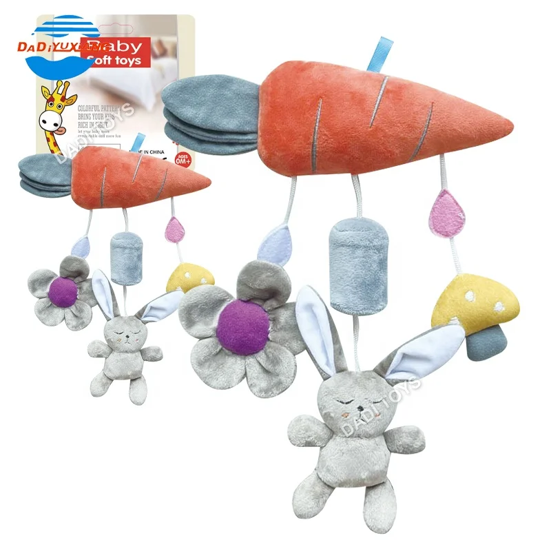 Hot Selling Animal Baby Soft Hanging Bed Bell Sleeping Toy For Baby