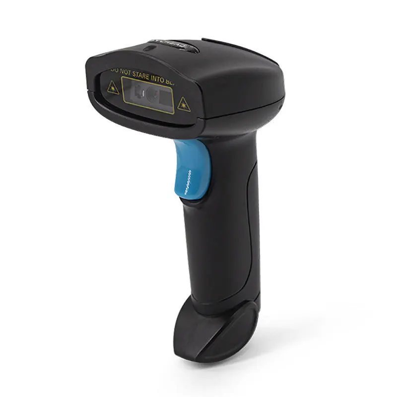 Portable wired or wireless  Laser Barcode Scanner Gun 1D 2D QR Handheld Barcode Scanner