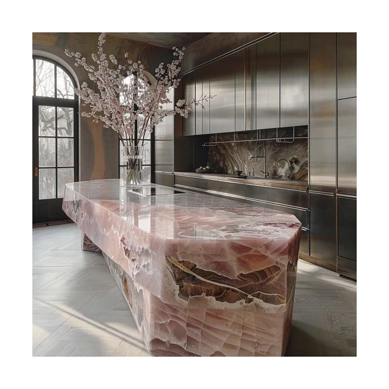 Newstar Arabescato White Marble Benchtop for Kitchen Island Wholesale Natural Mable Stone Island Stone Marble Top