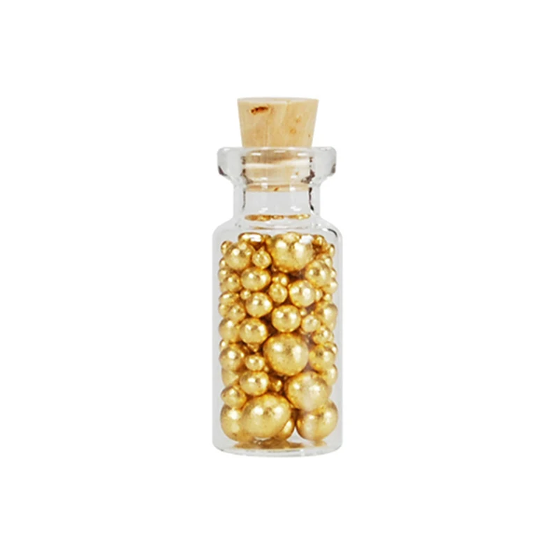 
Beautiful Pearl-Like Round Shape Fine Cut Edible Gold Leaf For Cake 