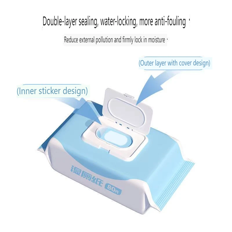 Chinese Factory Wholesale Non Woven Soft Skin Wet Wipe Hot Sale Cleaning Wet Wipes Eco-Friendly Comfort Soft biodegradable Wipes