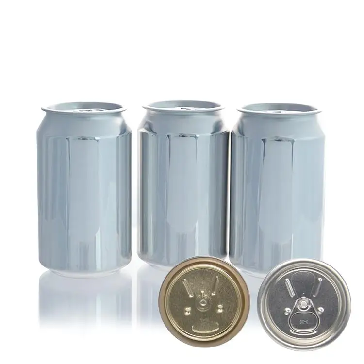 High Quality 250Ml 330Ml 500Ml Sublimation Aluminum Can  Carbonated Drink for Beer Soft Drinks