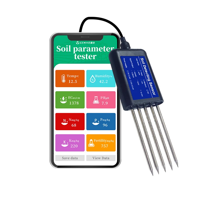 Convenient Soil Tester - Measures pH, EC, Nitrogen, Phosphorus & More