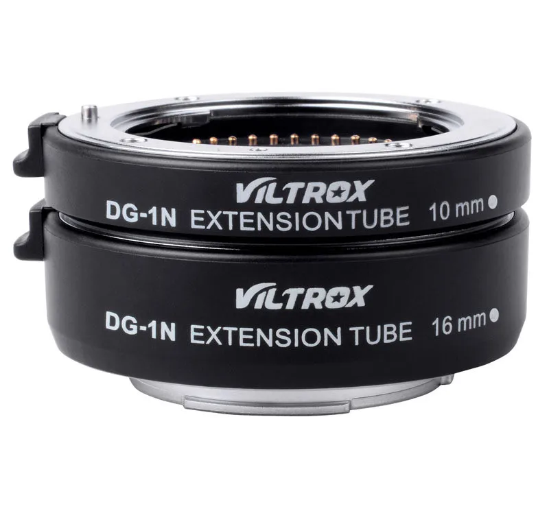 Viltrox DG-1N Auto Focus Camera Macro Extension Tube 10mm+16mm Adapter Set for 1 mount Lens J1 J2 J3 V1
