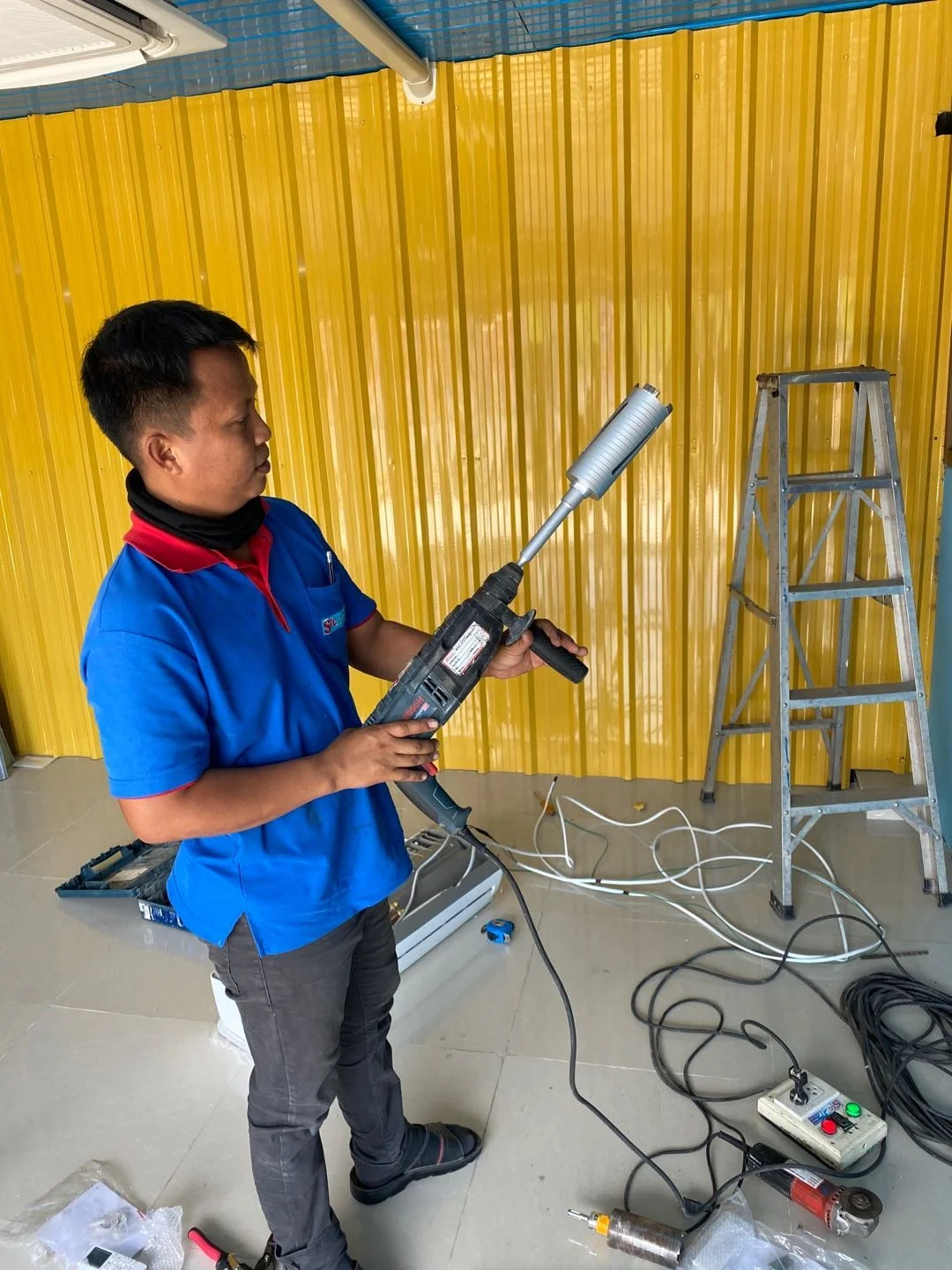 Top seller factory price extension rod 200mm 1/2 female and 1/2male connection end for diamond core bit