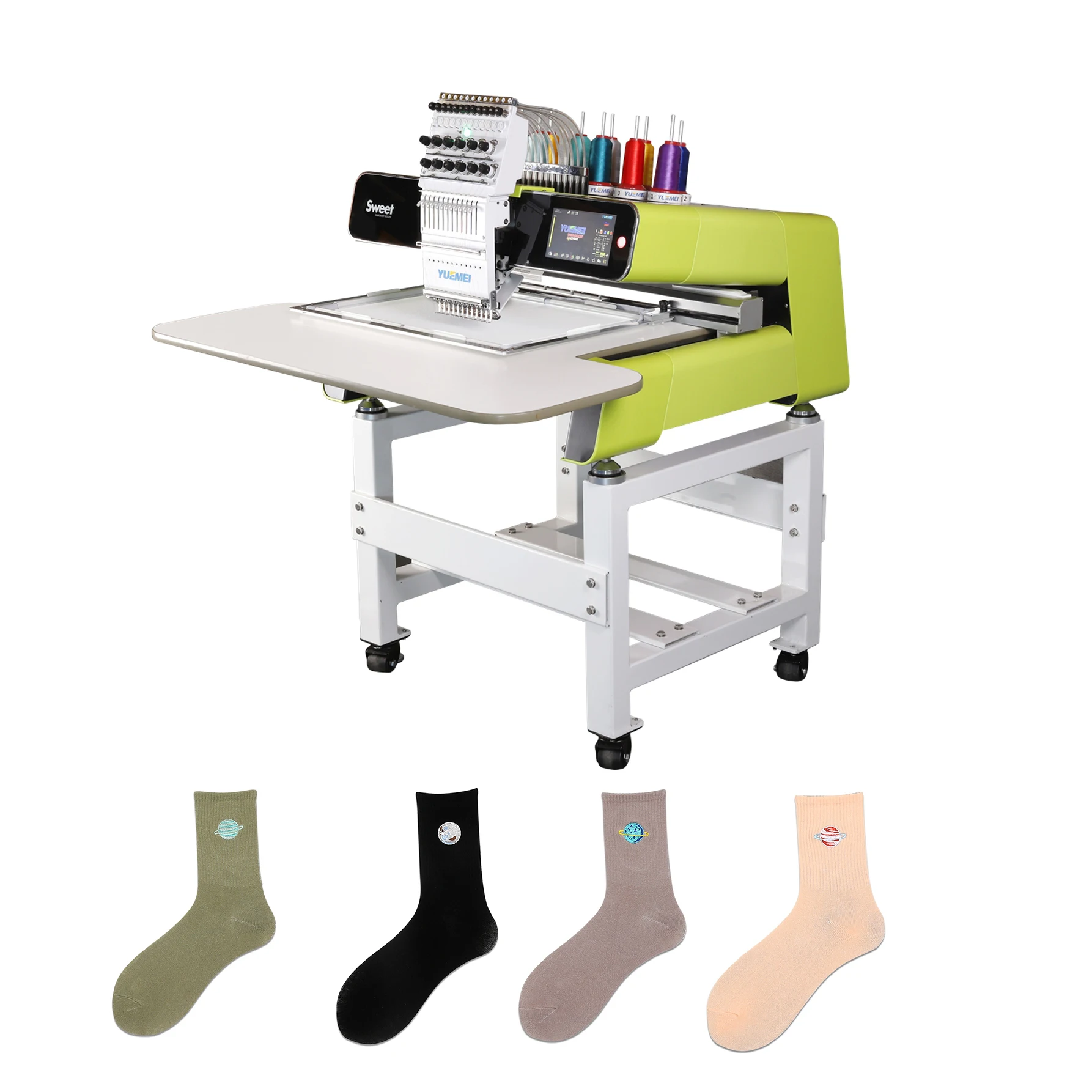 Лучшая машина для вышивки носков с одной головкой 12 иглами цены поставщиков на