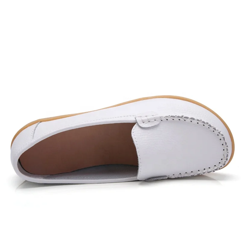 2023 Women Flats Ballet loafers Woman Leather Breathable Ballerina Ladies Casual Shoes