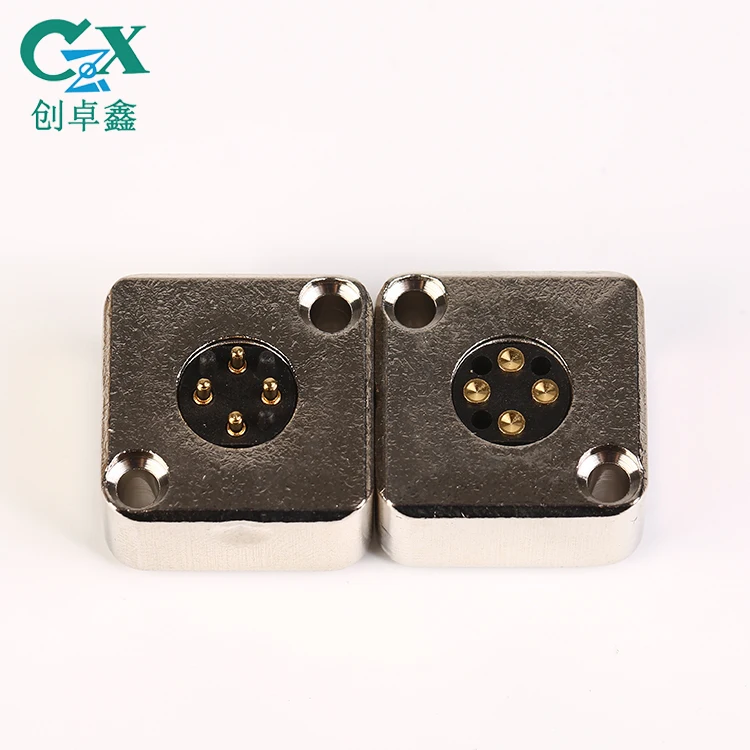 Квадратный магнитный разъем 5pin 12v для подключения источника