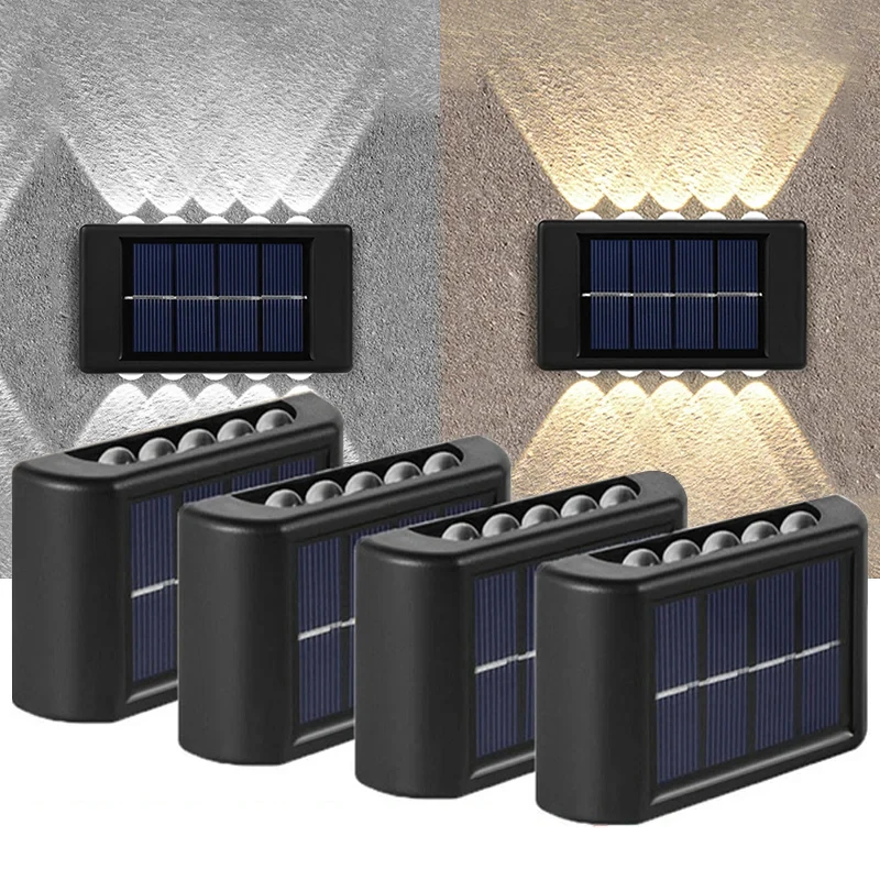 Outdoor Solar Waterproof Garden Wall Light,Corridor Wall Mounted Solar Wall Lamp/Solar Telescope Wall Lights,Solar Wall Light