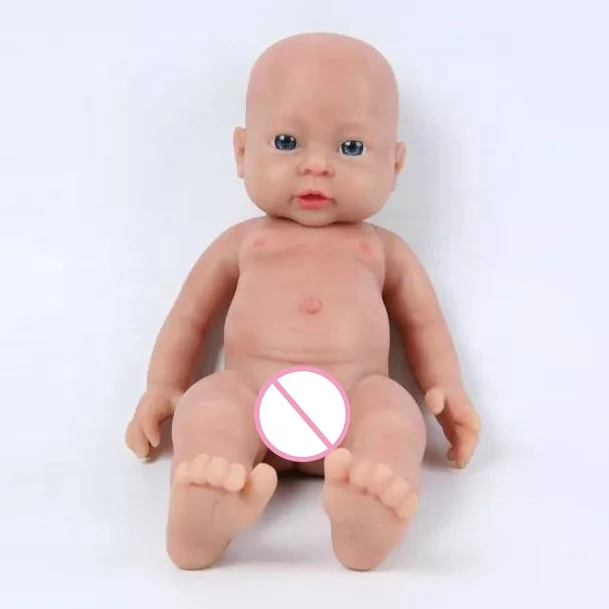 16 Inch Lifelike Realistic Newborn Full Silicone Baby Doll Not Vinyl