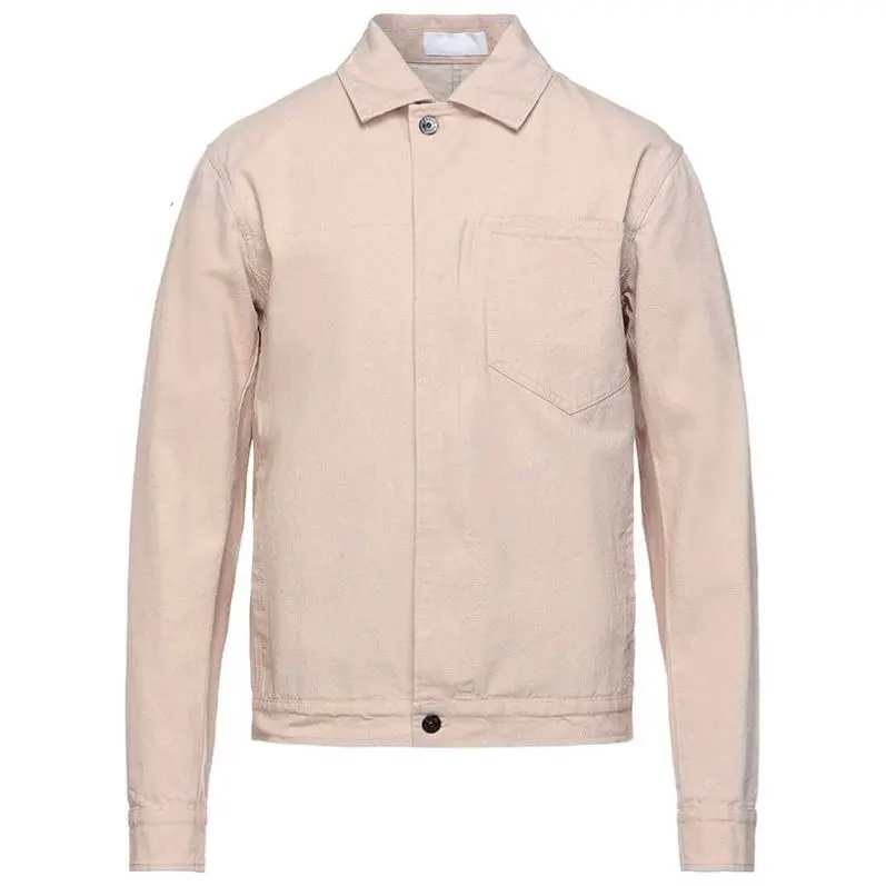 New Trendy Hemp Organic Cotton Men Casual Jacket High Quality Hemp Jacket Hemp Clothing