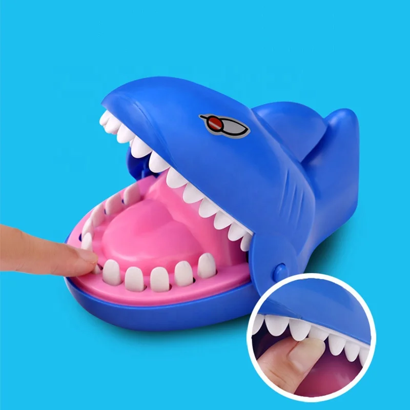 Shark Bite Finger Toy Shark Tooth Pulling Parent-Child Game New Strange Bite Hand Trick Toy For Kids