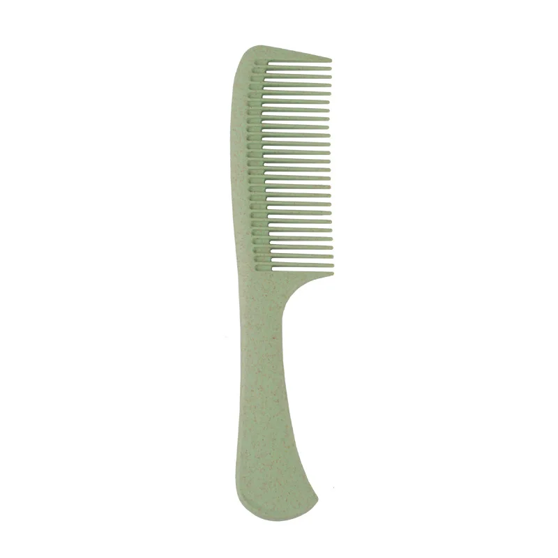 Biodegradable Hair Comb Promotional Wheat Straw Pocket Comb Personalized Pocket Straw Flat Comb