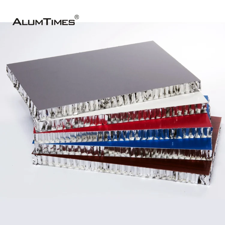 Outdoor Building Decoration High Impact Thermoplastic Light Weight High Strength Aluminum Honeycomb Sandwich Wall Panels