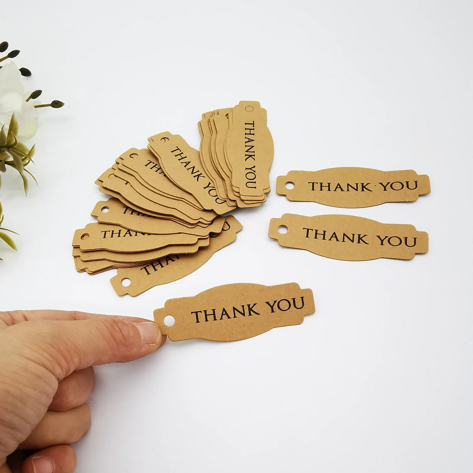 
Kraft Paper Little Gift Box Ornaments Thank You Note Candy Box Decorations Small Decorative Items 